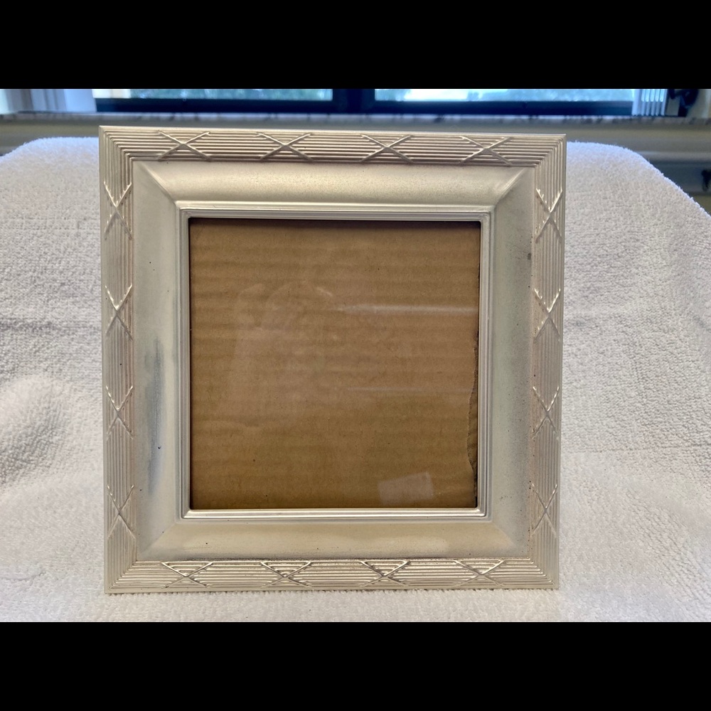 Vintage Silver Gold Tinted Picture Frame